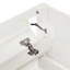 Meuble-lavabo 24 po avec lavabo supérieur, meuble-lavabo moderne avec 2 tiroirs et meuble-lavabo simple