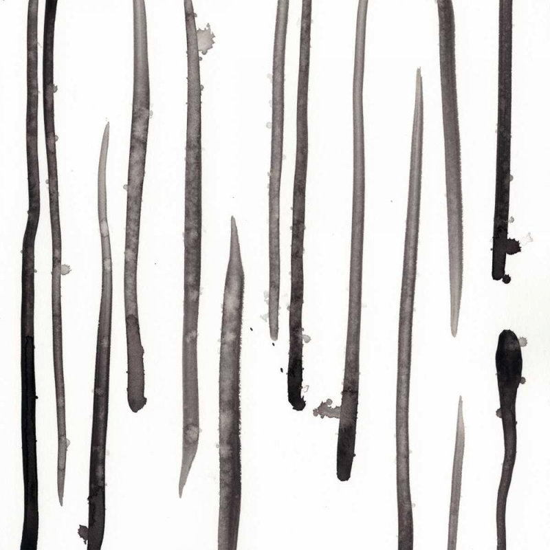 «Latitude Run® Vess, June Erica», reproduction d'art sur toile tendue: Gestes monochromes, H 20 po x l 20 po