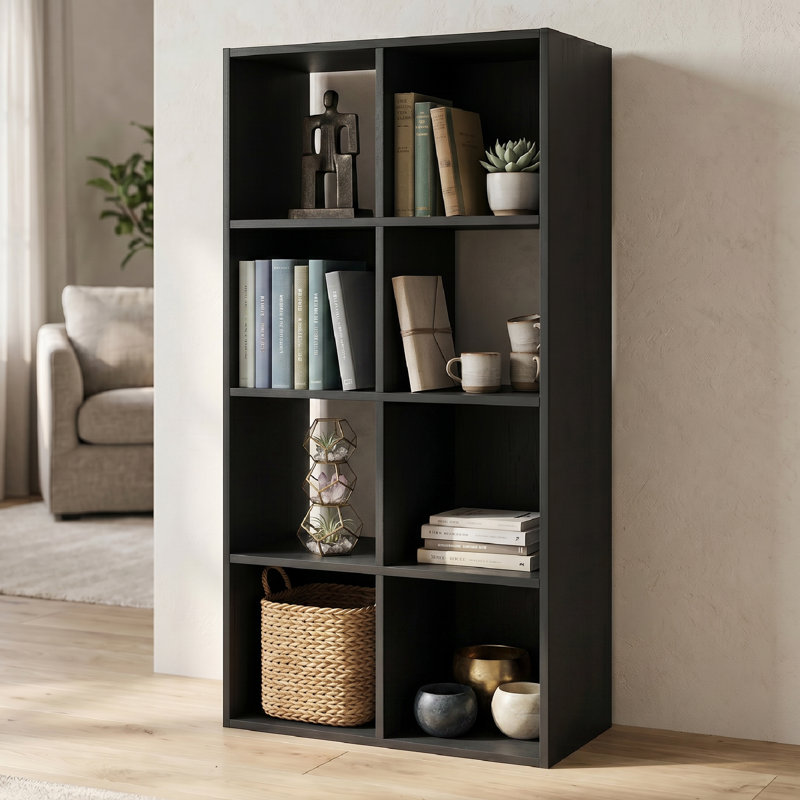 Bridgnorth Bookcase, (8 Shelves) 47" H x 24" W x 12" D, Light Natural