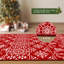 Kikumi Christmas Decorative Washable Area Rug With Non-Slip Backing-1403452409