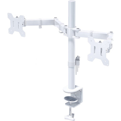 Monitor Swivel Universal Desktop Mount for 13"-27" Flat Panel Screen