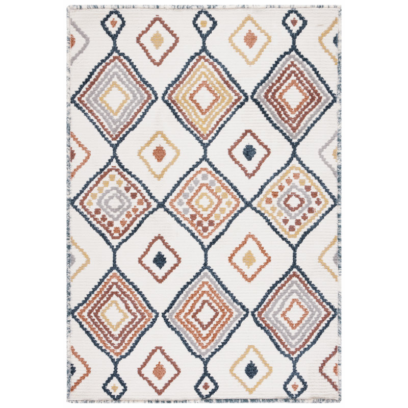 Tapis géométrique Alviery, Rectangle 8 pi x 10 pi