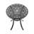 3-Piece Set Of All-Weather Cast Aluminum Dining Furniture Set With Black Frame-1293642959