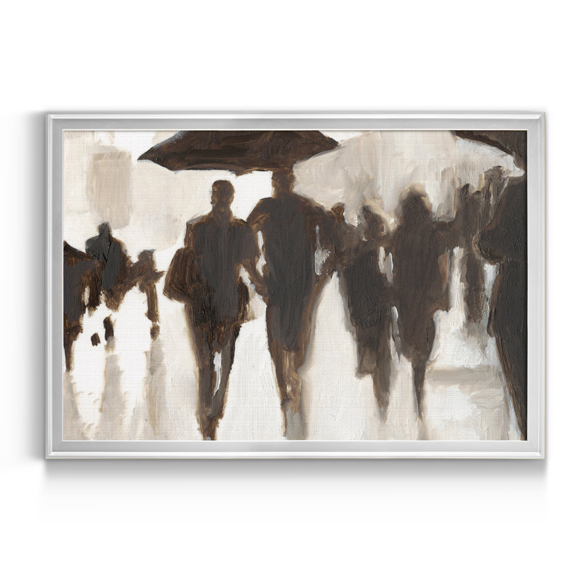 " Clearing Rain ", Silver, 22.5" H x 30.5" W x 1.5" D