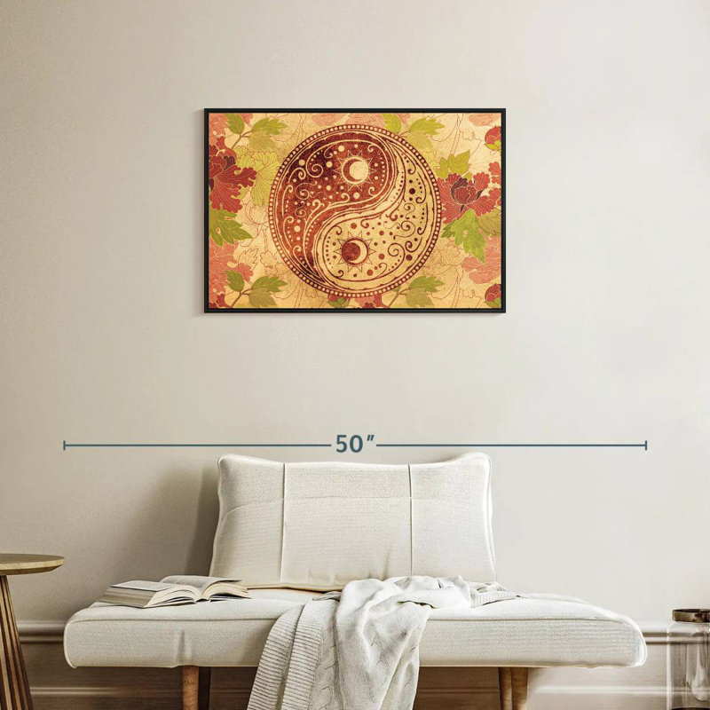 Couleurs d'automne Kerrick Yin Yang, H 21 po x l 31 po