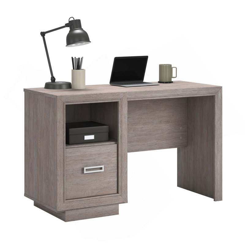 Desk, Medium Grey Finish