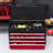 23.6" Metal Tool Box with Top Case, Ball Bearing Slides