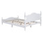 Base de lit plateforme en bois grand format, lit plateforme de style rétro avec support en lattes de bois-465827699-465827696
