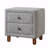 2-Drawer Upholstered Bedroom Nightstand