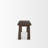 Kendrich Rectangular Dark Brown Solid Wood Bench