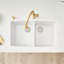 Performa Silgranit 33" L x 20" W Double Bowl Granite Composite Undermount Kitchen Sink-152900200