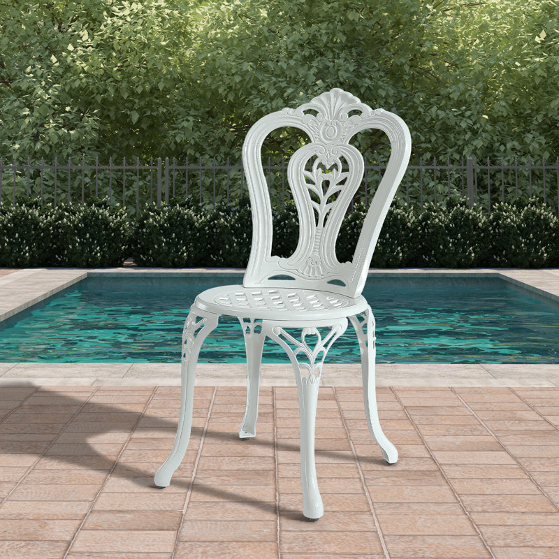 Chaise d'appoint Bedo, Blanc