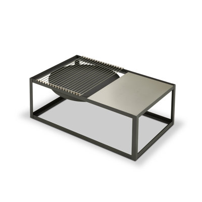 Calme Jardin 90 cm W Kettle Grill / Smoker Combo Charcoal Grill Gas & Charcoal Combo Grill