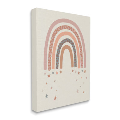 Letendre, désert, arc-en-ciel, étoiles filantes, beige, rose