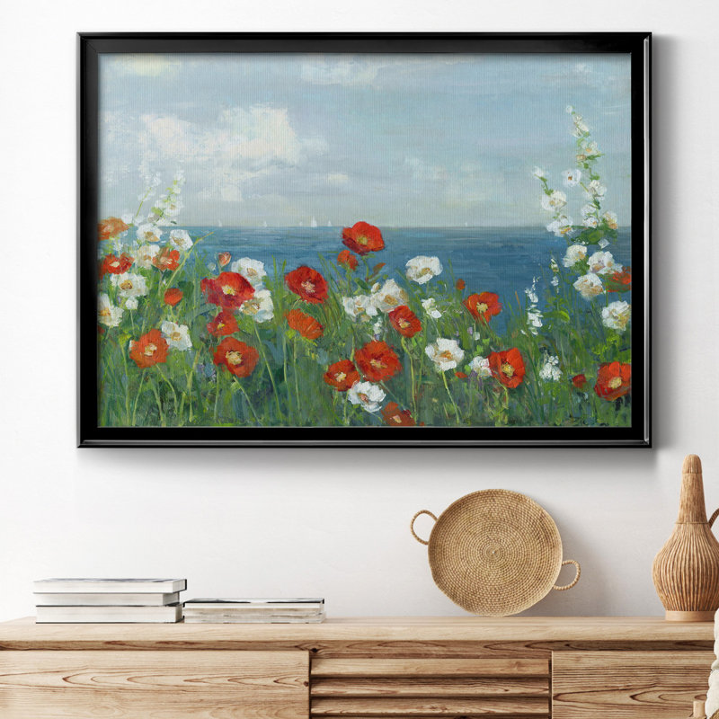 Peace and Calm I - peinture sur toile encadrée, Noir, H 18,5 po x l 24,5 po x P 1,5 po