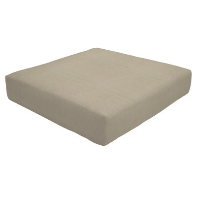 Coussin de repose-pieds Sunbrella intérieur / extérieur Knife Edge