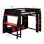 Lit mezzanine avec bureau Gaming