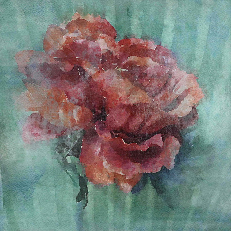 « sensation » par irena orlov, reproduction d’art sur toile tendue, H 18 po x l 18 po x P 1,5 po