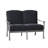 Casa 53.25'' Wide Aluminum Loveseat with Cushions-26092585-26092570