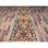 Tapis huître gris 2 pi 9 po x 9 pi 10 po, motif Bijar Garus, teinture végétale, laine High Mountain, noué à la main, velours doux, tapis tissé dense, tapis oriental