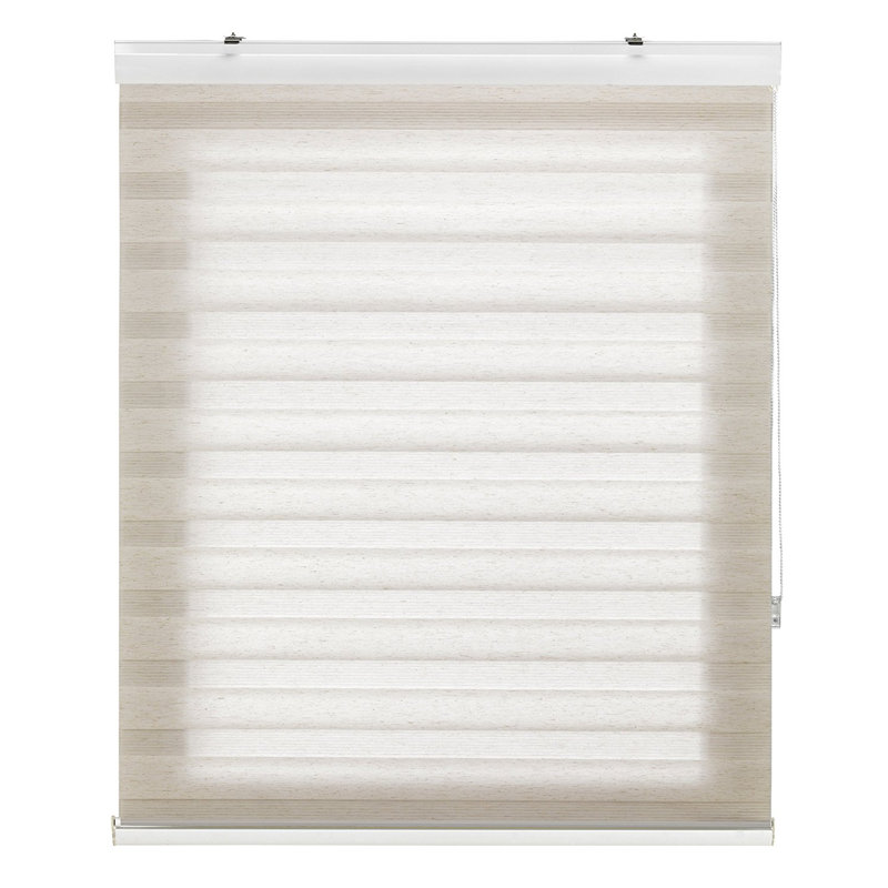 Semi Sheer Zebra Shades, Ecru, 175 cm L x 140 cm W