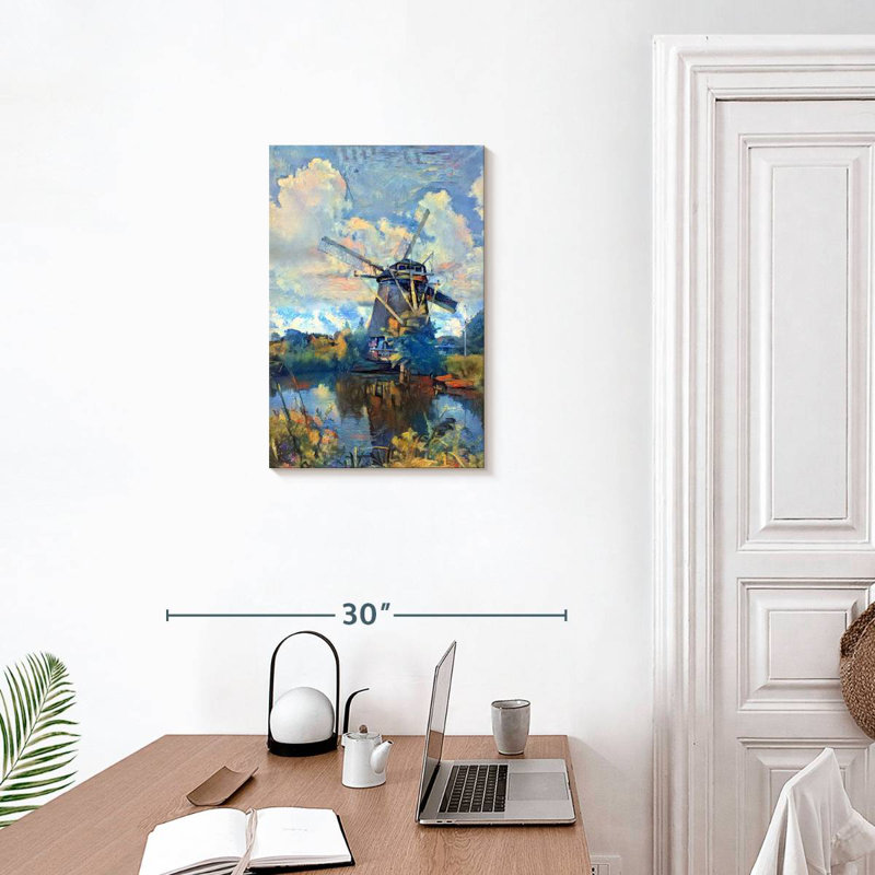 Lilie Amsterdam Windmill, 24" H x 16" W