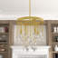 Lustre empire en cristal 4 lumières Bankhead