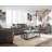 Eakins Flared Arm Chair Grey