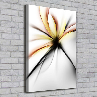 Abstract Flower - Wrapped Canvas Print