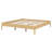 Simple & Modern Wood Platform Bed Frame with Stable Support System-207360895