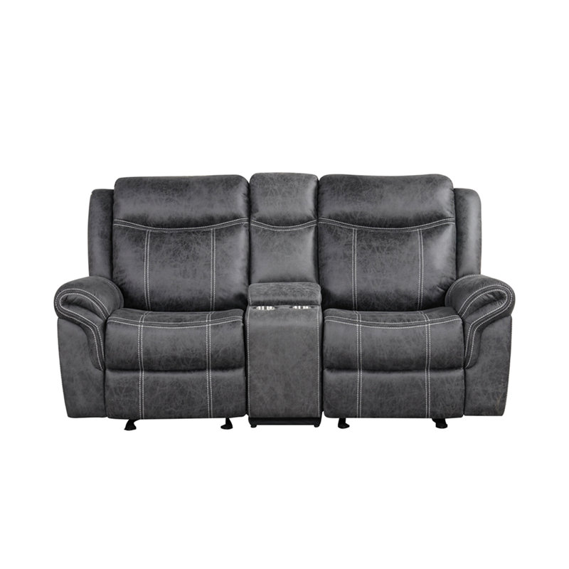 Causeuse en microfibre Zubaida