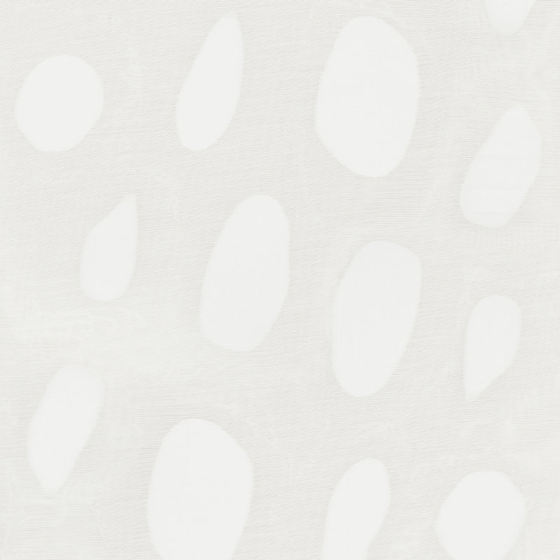 Tissu transparent Elaine, Blanc / Blanc