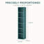 Bibliothèque industrielle 70,87 "avec structure en métal