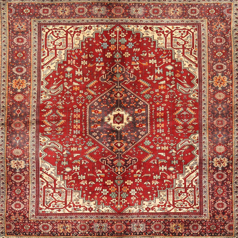 Claye Oriental Indoor Rug, Square 8'