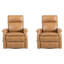 Ensemble de deux fauteuils inclinables et pivotants-102402389