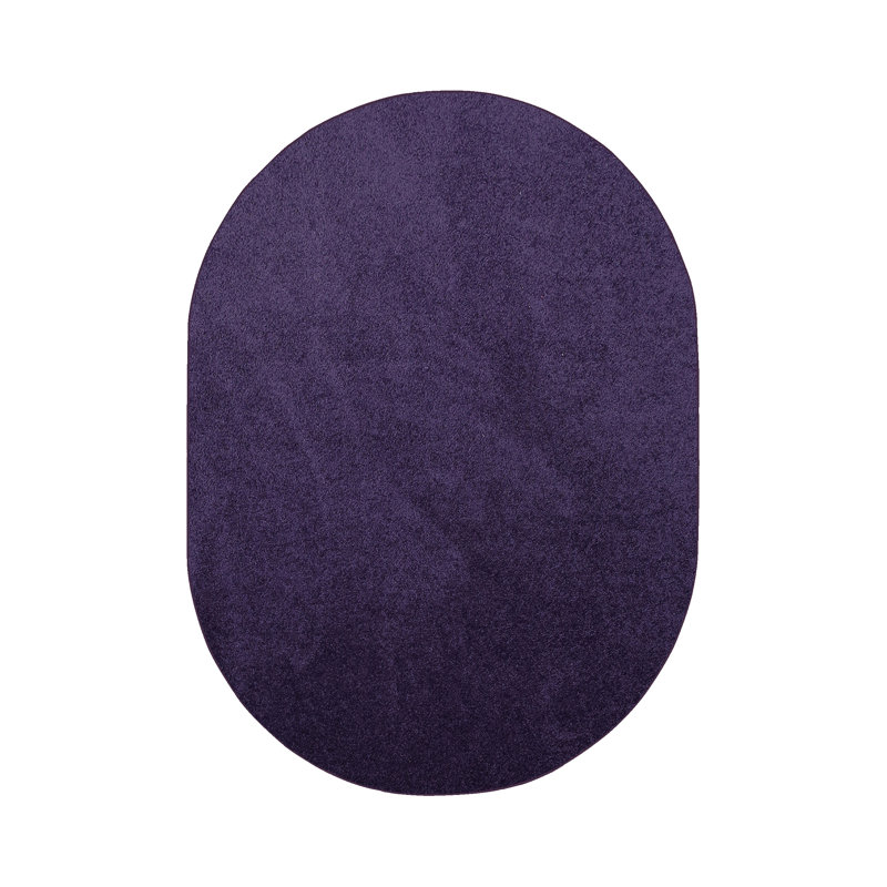 Tapis rond rond Menchaca, Ovale 5 pi x 8 pi