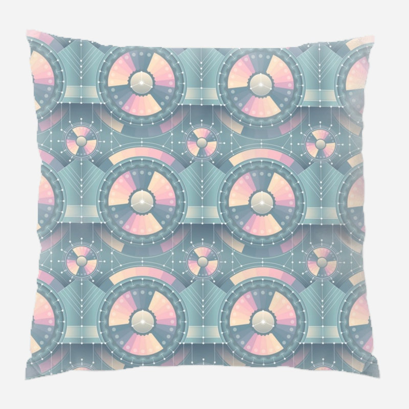 Coussin décoratif à motif transparent, Intérieur