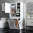 Tilt-Out Hamper And Shelf Laundry Cabinet - Doors, Multiple Storage, Freestanding, White, Adjustable With Easy Maintenance Feature Shelf, Hamper,