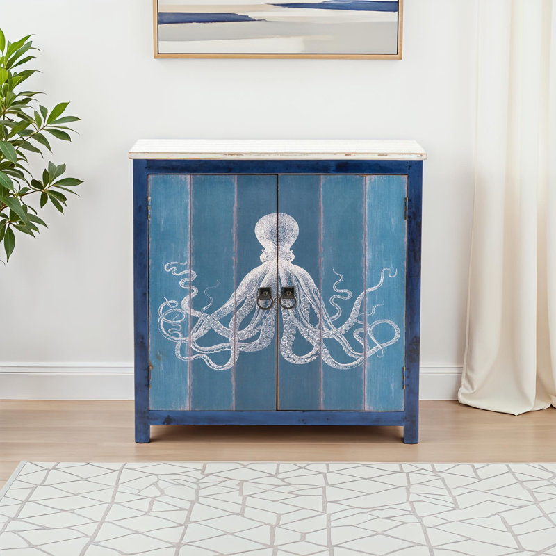 Ming Wood Accent Cabinet