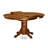 5 Piece Dining Room Table Set Includes an Oval Kitchen Table with Butterfly Leaf and 4 Dining Chairs, 42x60 Inch, Saddle Brown-124281010-124281012-124281013