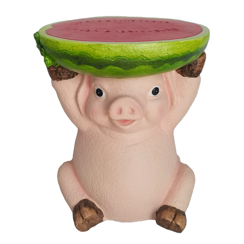 Tabouret cochon / support pour plante