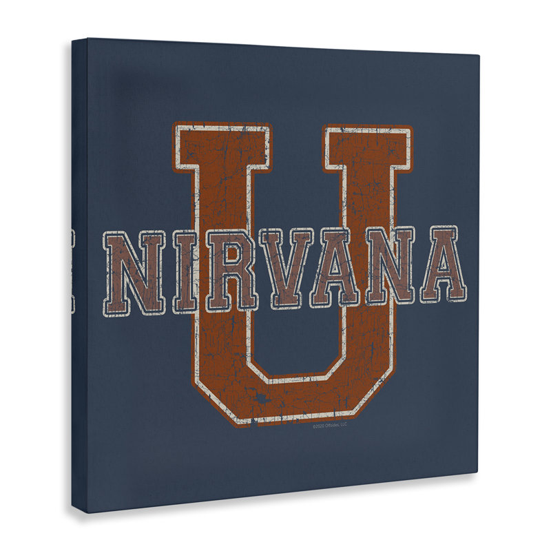 Art mural en toile Nirvana U Varsity, H 36 po x l 36 po