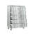 Landmark Traditional Style 5-Drawer Chest With metal drawer pulls Made with Wood in Silver