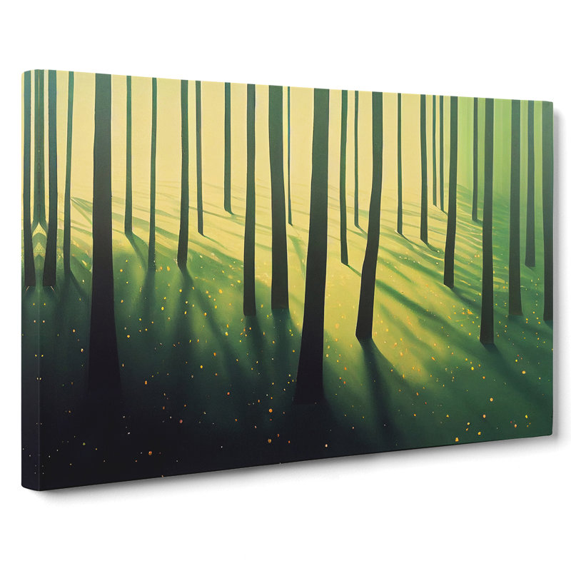 A Loving Summer Forest - Wrapped Canvas, 35cm H x 50cm W x 3cm D