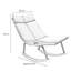 Chaise berçante décontractée simple et élégante