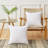 18 X 18 Pillow Inserts Set Of 2 White Throw Pillow Inserts With Soft Polyester Cover - Rectangle Square Interior Sofa Pillow Inserts Decorative Pillow Insert White Couch Pillow