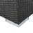 Stylish Outdoor Lounge Item - Grey Silver, Pe & Iron, Waterproof, 15.91 In Width Feature Grey+Silver, +Iron, Waterproof Material,