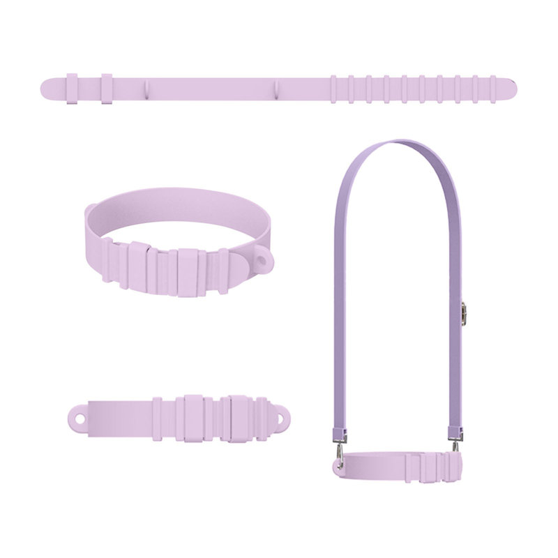 Bouteille d'eau pour l'extérieur avec poignée réglable, Purple