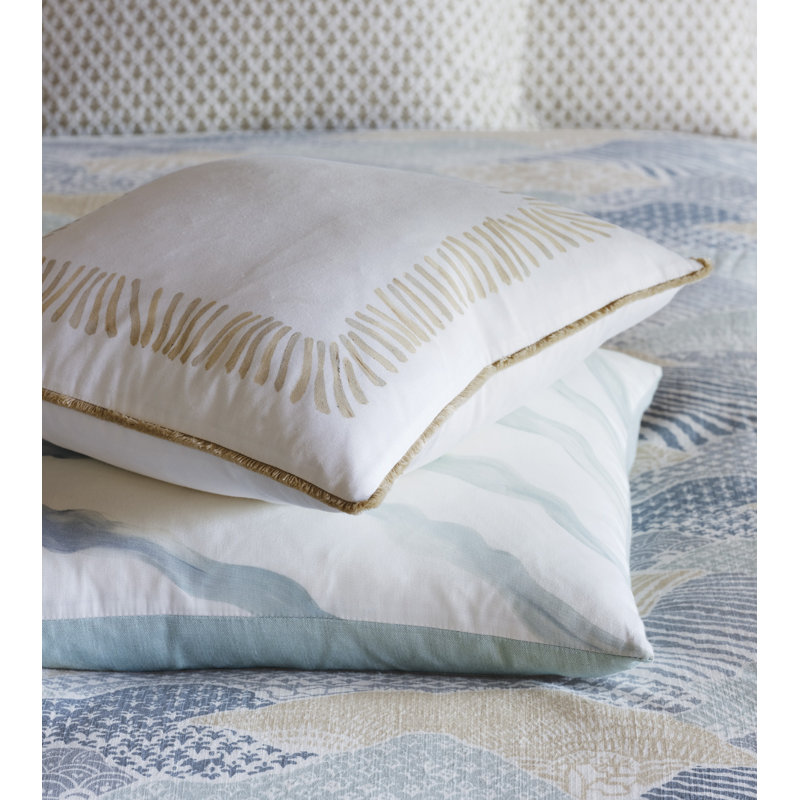 Brentwood Duvet Cover, Queen Duvet Cover + 5 Shams + 3 Throw Pillows