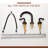 Widespread 2-handle Bathroom Faucet-67081243